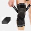 Stabilizator kolana POINT czarny – sportowe zastosowanie, tenis stołowy, bieganie i rehabilitacja